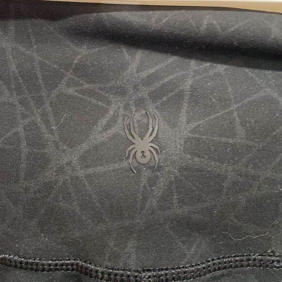 Spyder Cropped Web Leggings Size Large - Picture 5 of 6